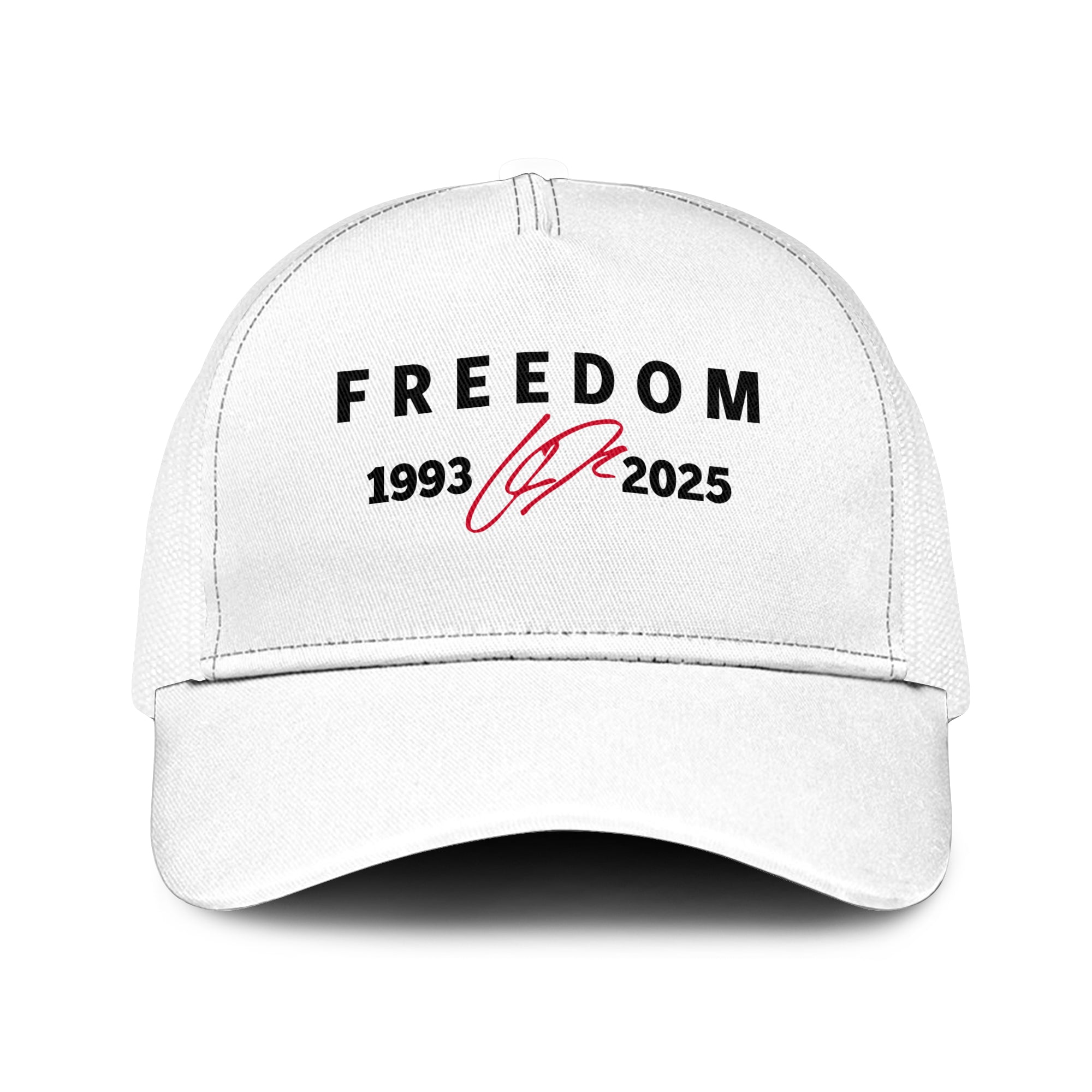 Freedom Charlie Kirk 1993-2025 Mesh Trucker Cap