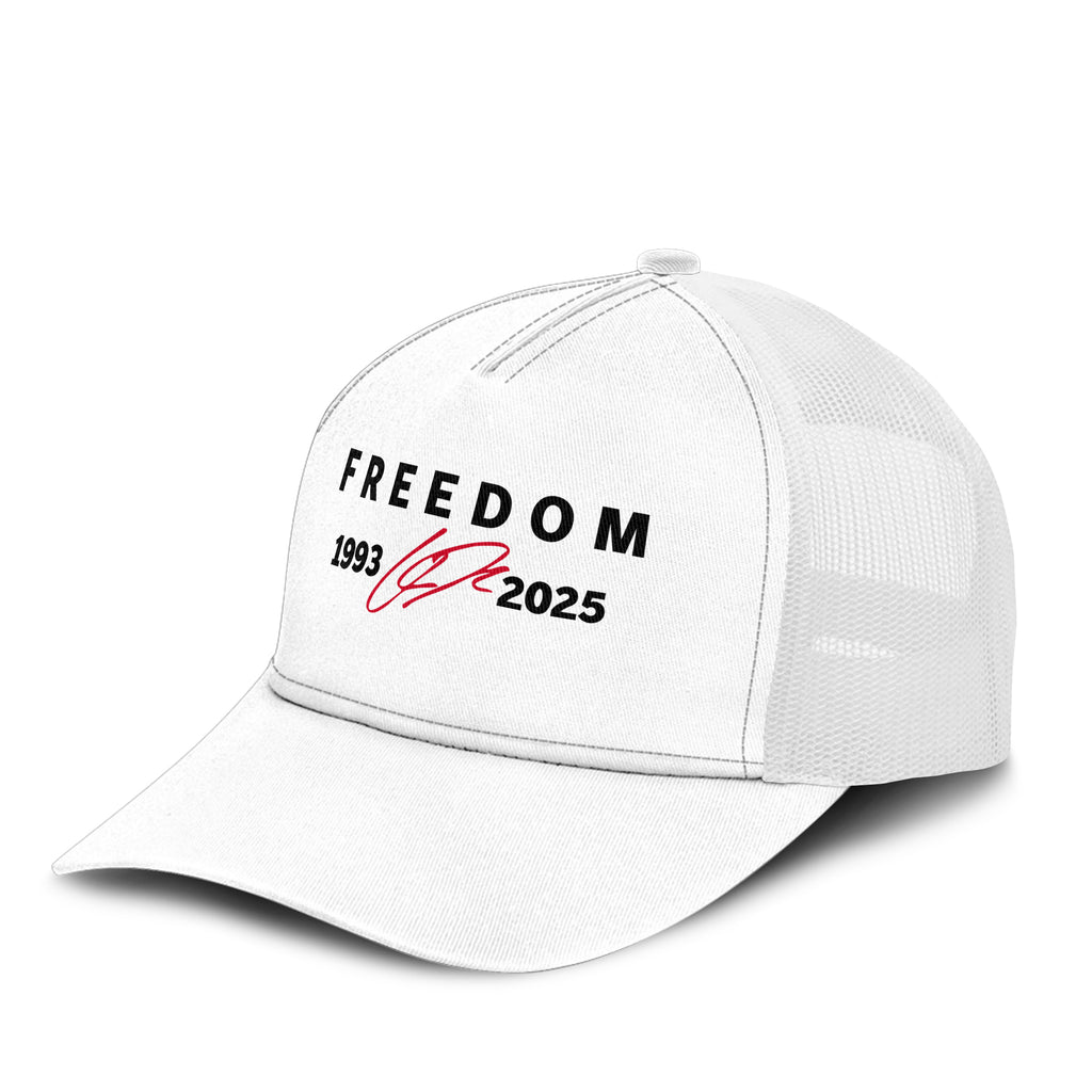 Freedom Charlie Kirk 1993-2025 Mesh Trucker Cap
