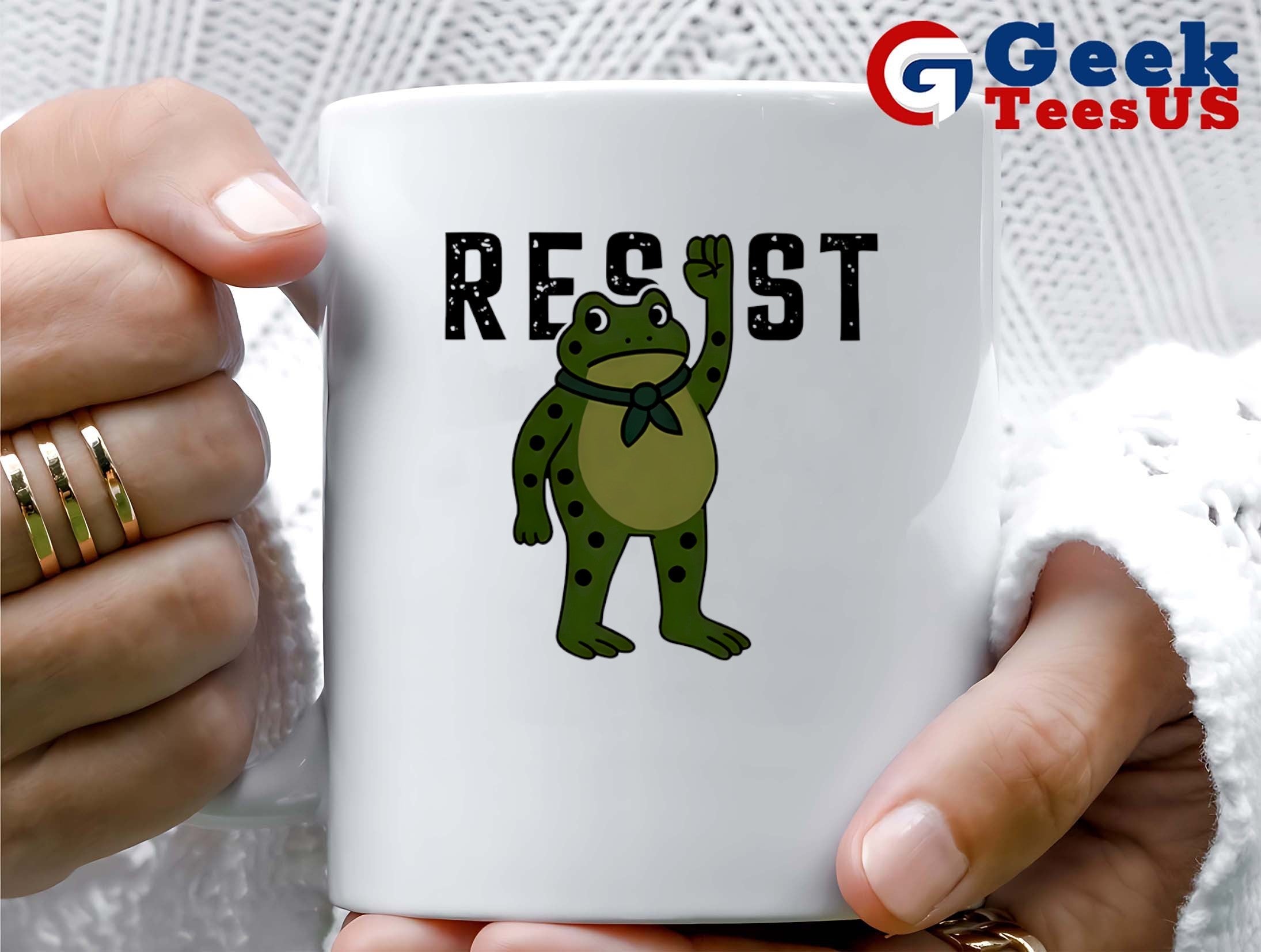 Frog stood up against Resist Portland shirt Unisex , , , Long Sleeve Tee