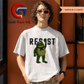 Frog stood up against Resist Portland shirt Unisex , , , Long Sleeve Tee