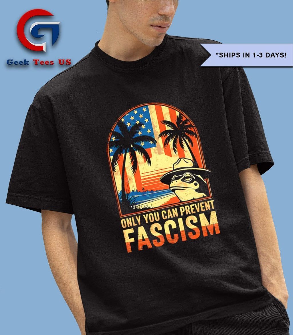 Frogs only you can prevent Fascism shirt Unisex , , , Long Sleeve Tee