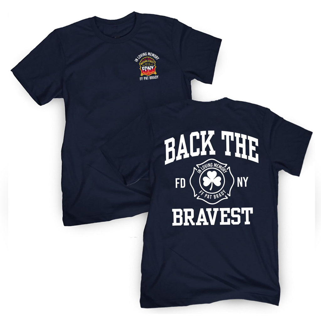 [Front+Back] In Loving Memor Ff Pat Brady Back The Bravest Shirt