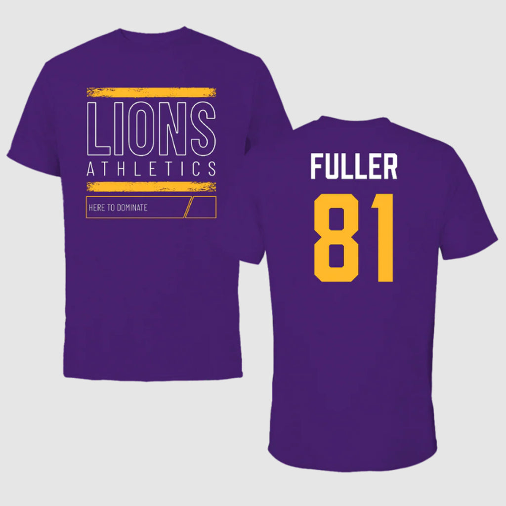[Front+Back] North Alabama Lions Athletics Fuller Shirt