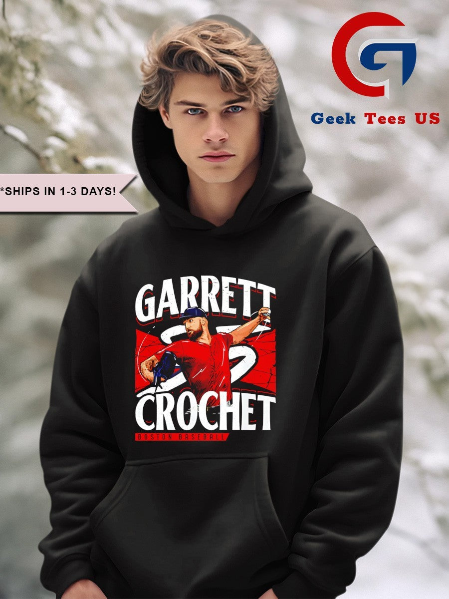 Garrett Crochet player Boston Red Sox baseball player name shirt Unisex , , , Long Sleeve Tee