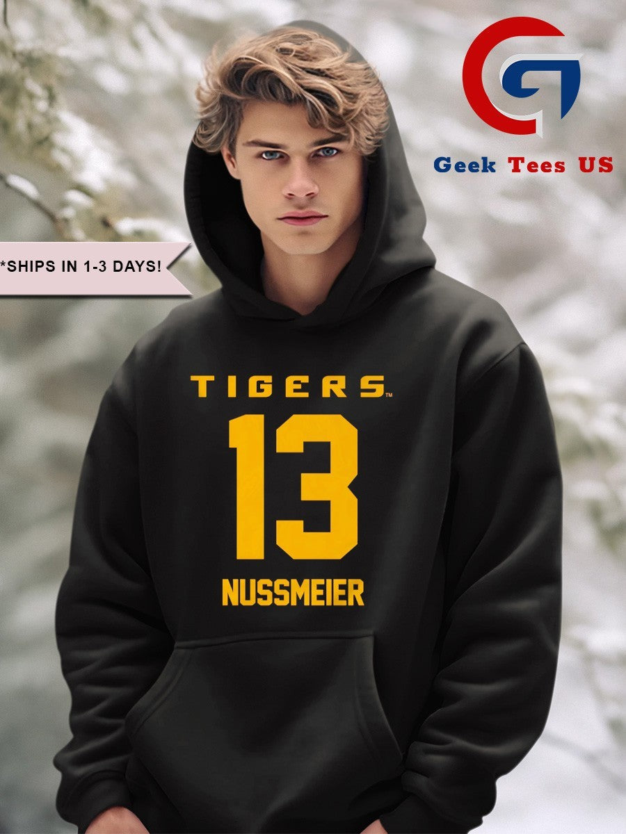 Garrett Nussmeier 13 LSU Football shirt Unisex , , , Long Sleeve Tee