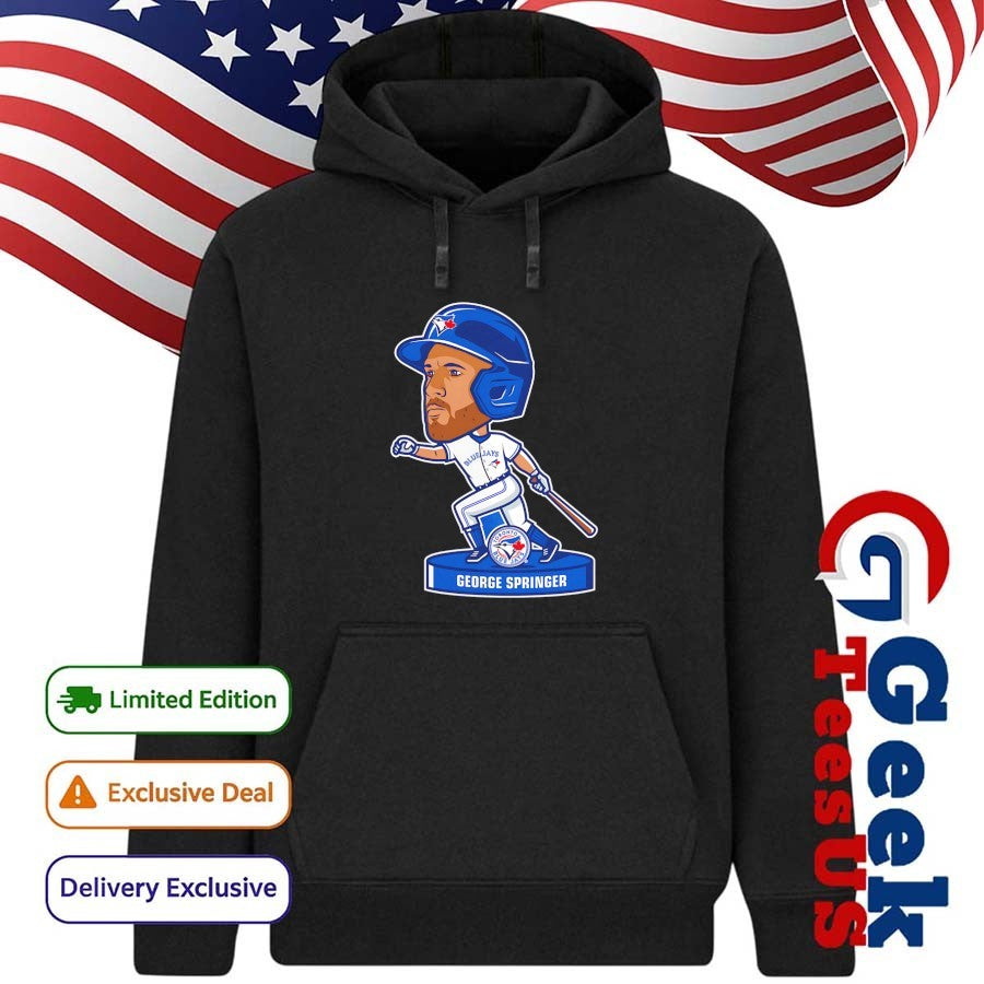 George Springer Toronto Blue Jays MLB Bobblehead shirt Unisex , , , Long Sleeve Tee