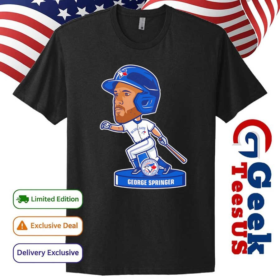 George Springer Toronto Blue Jays MLB Bobblehead shirt Unisex , , , Long Sleeve Tee