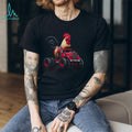 Giant Rooster Monster Truck Farm Humor Graphic T Shirt