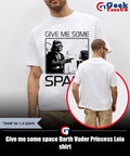 Give me some space Darth Vader Princess Leia shirt Unisex , , , Long Sleeve Tee