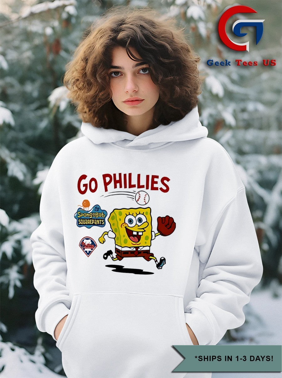 Go Phillies SquarePants cartoon shirt Unisex , , , Long Sleeve Tee