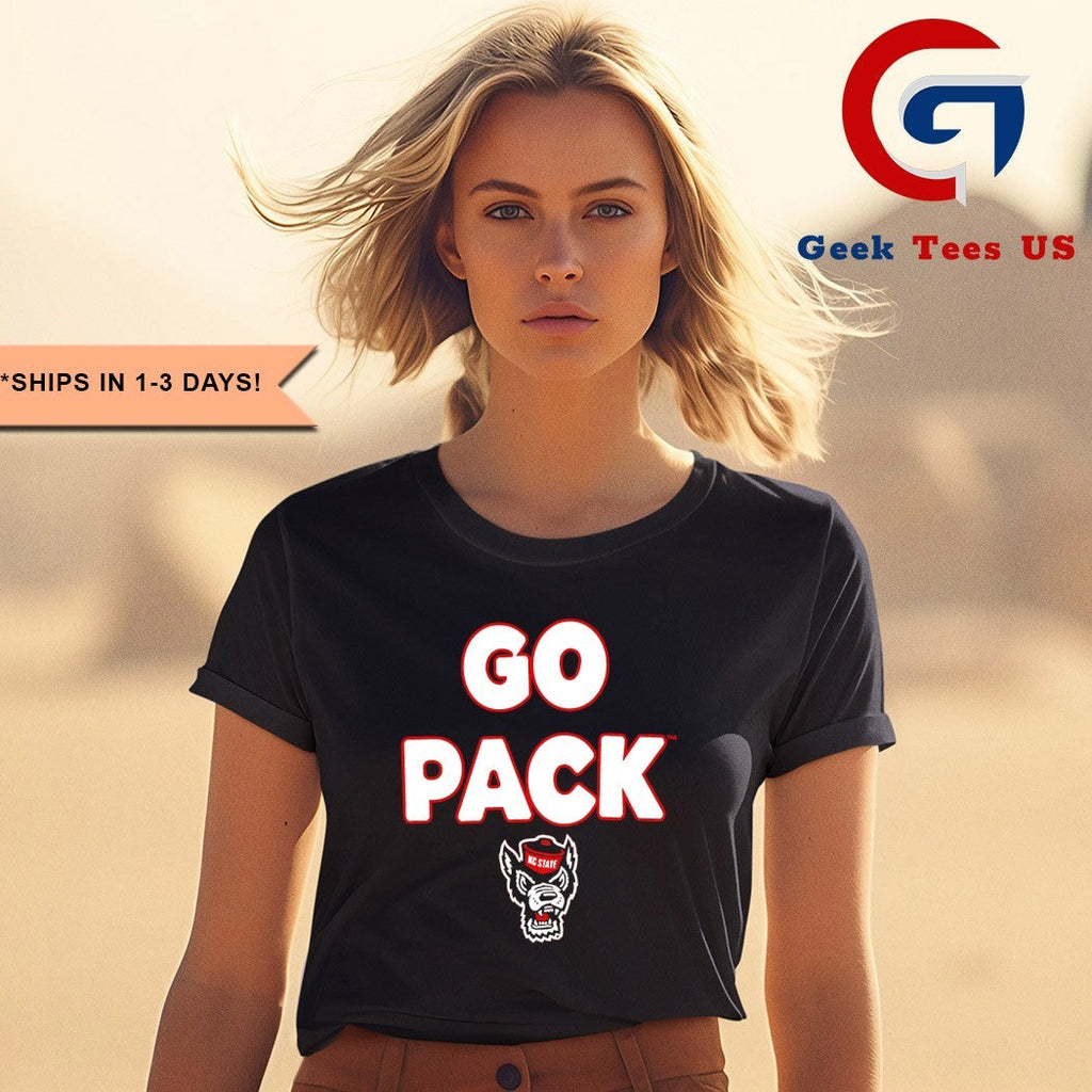 Go pack NC State Wolfpack football slogan shirt Unisex , , , Long Sleeve Tee