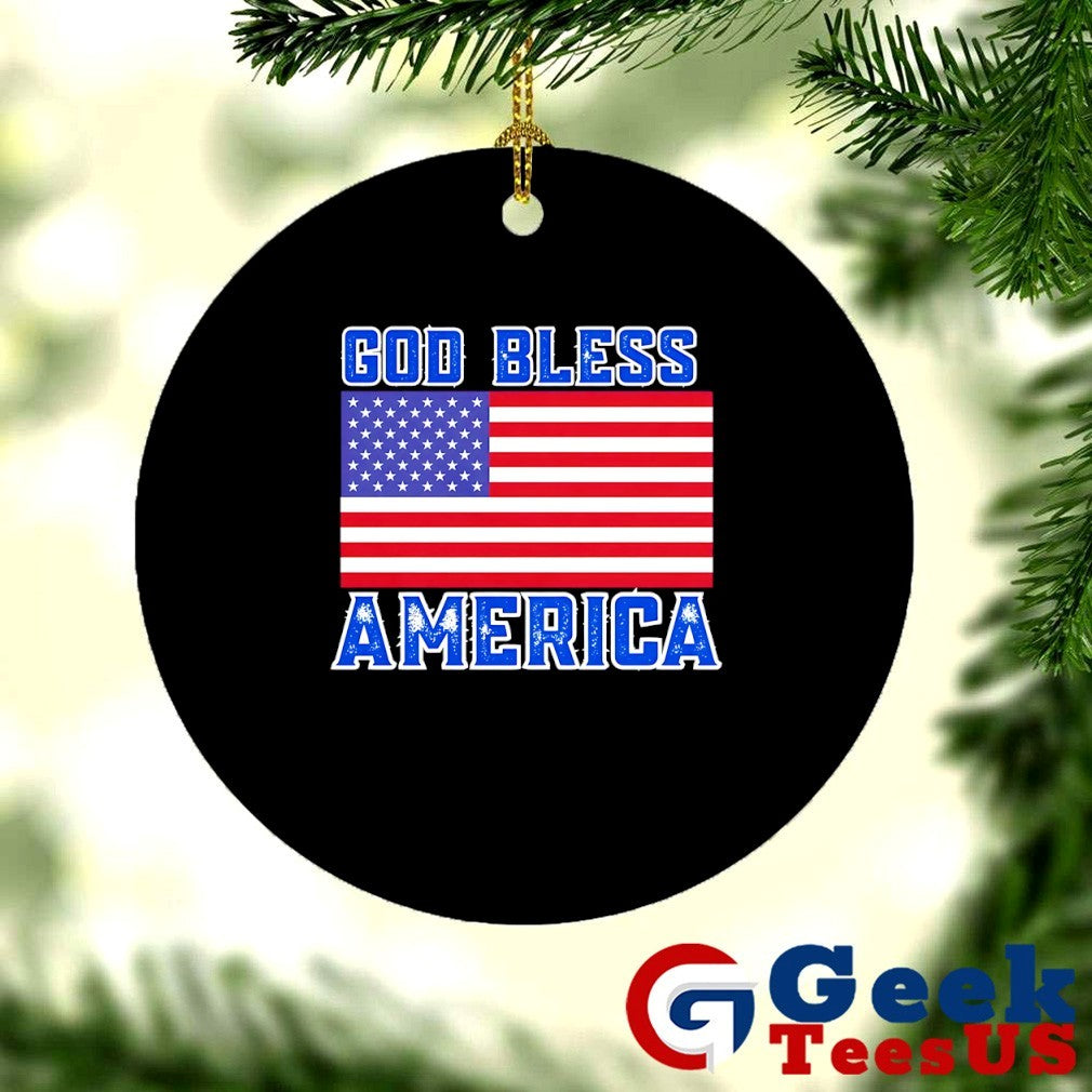 God Bless America Flag Unisex , , , Long Sleeve Tee