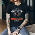 God First Family Second Then Baltimore Orioles Baseball T Shirt