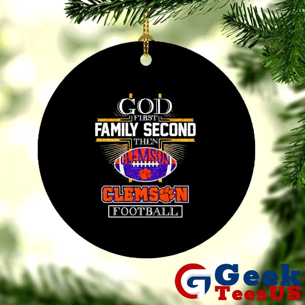 God first second Clemson Tigers Football 2025 shirt Unisex , , , Long Sleeve Tee