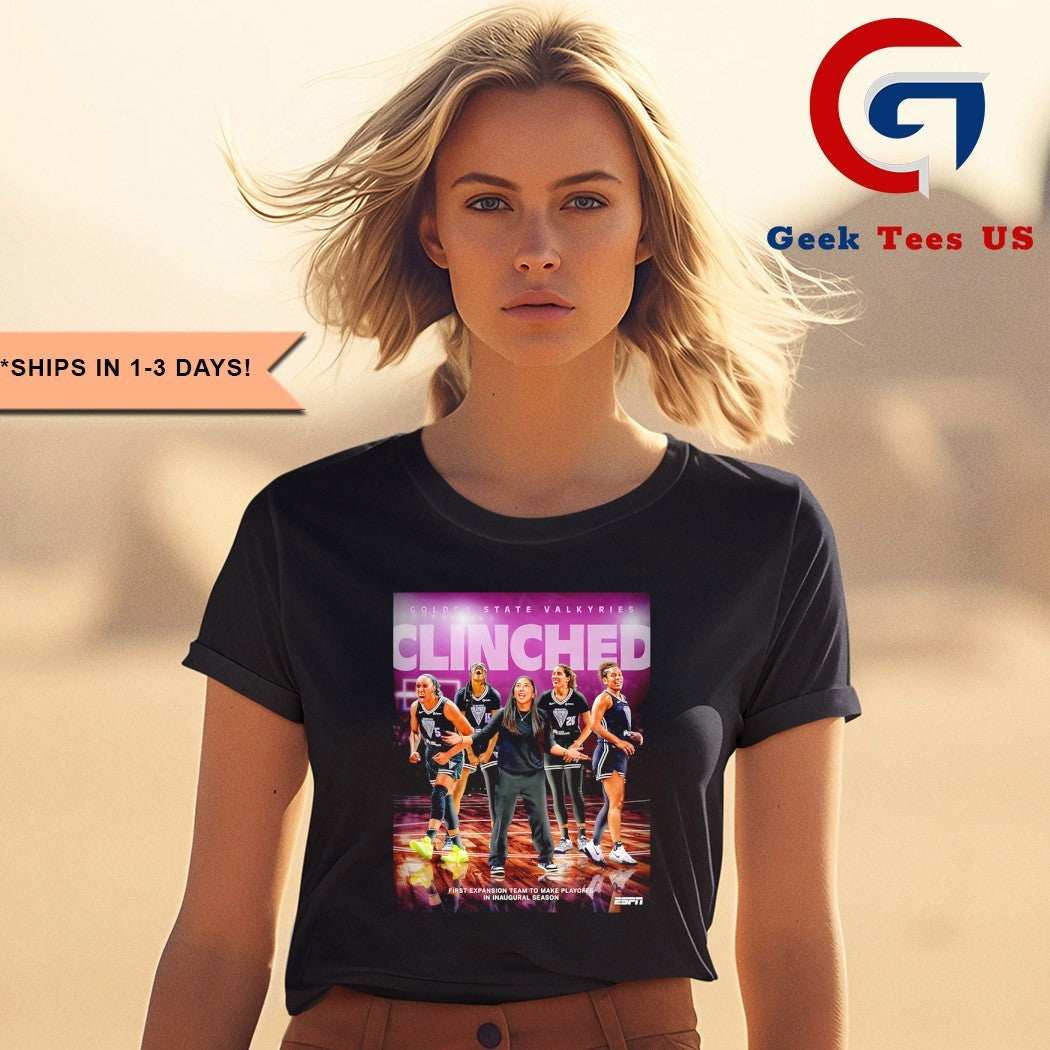 Golden State Valkyries WNBA Clinched Victory Makes History 2025 shirt Unisex , , , Long Sleeve Tee