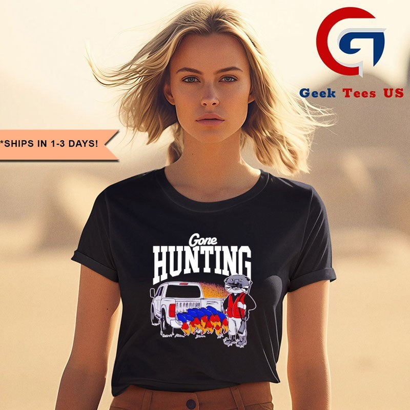 Gone hunting K-State Wildcats Kansas State shirt Unisex , , , Long Sleeve Tee