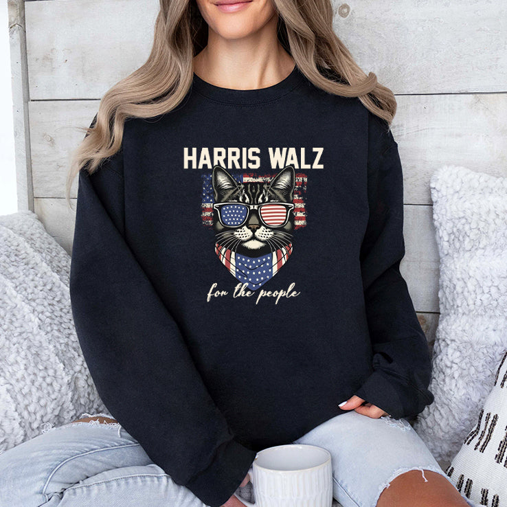 Harris Walz Cat Lady For The People Shirt