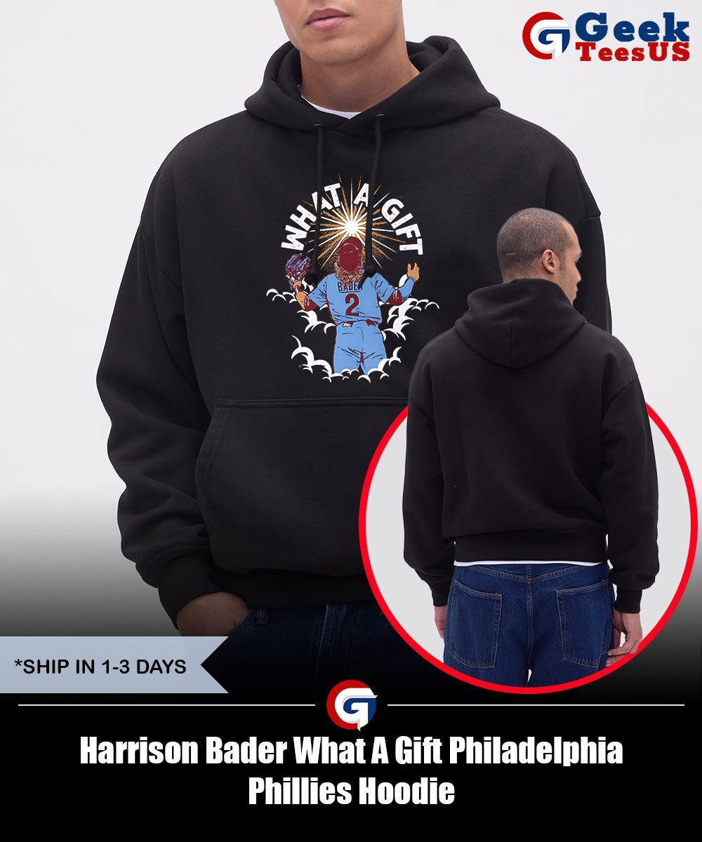 Harrison Bader What A Gift Philadelphia Phillies shirt Unisex , , , Long Sleeve Tee