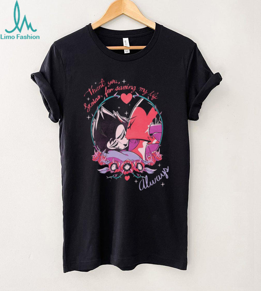 Hazbin Hotel Stolas and Blitz Romantic Quote Graphic T Shirt