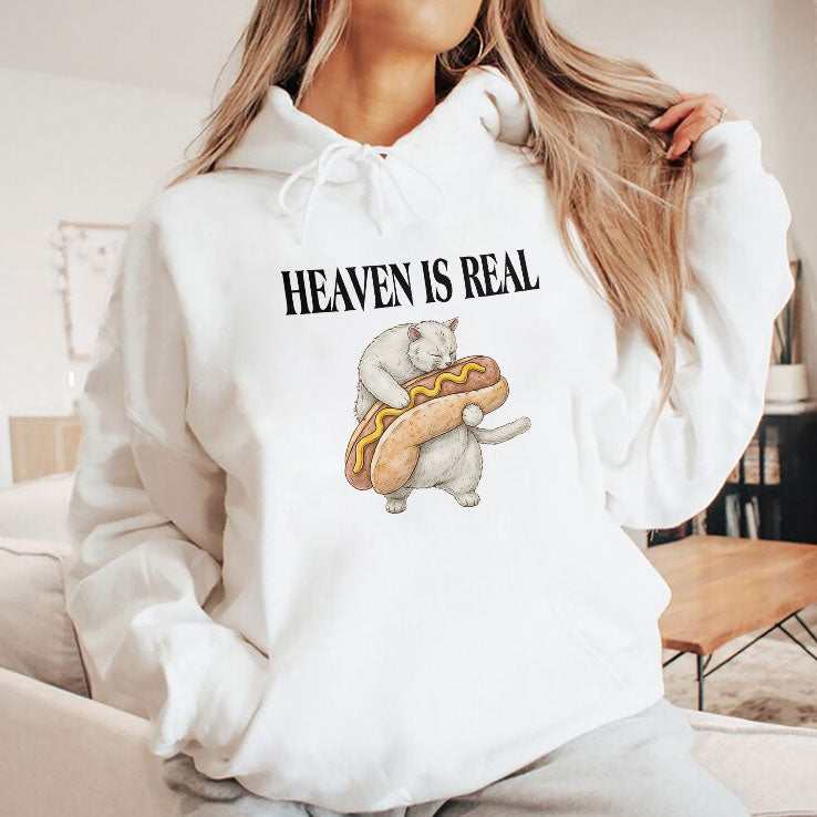 Heaven Is Real Hot Dog T Shirt