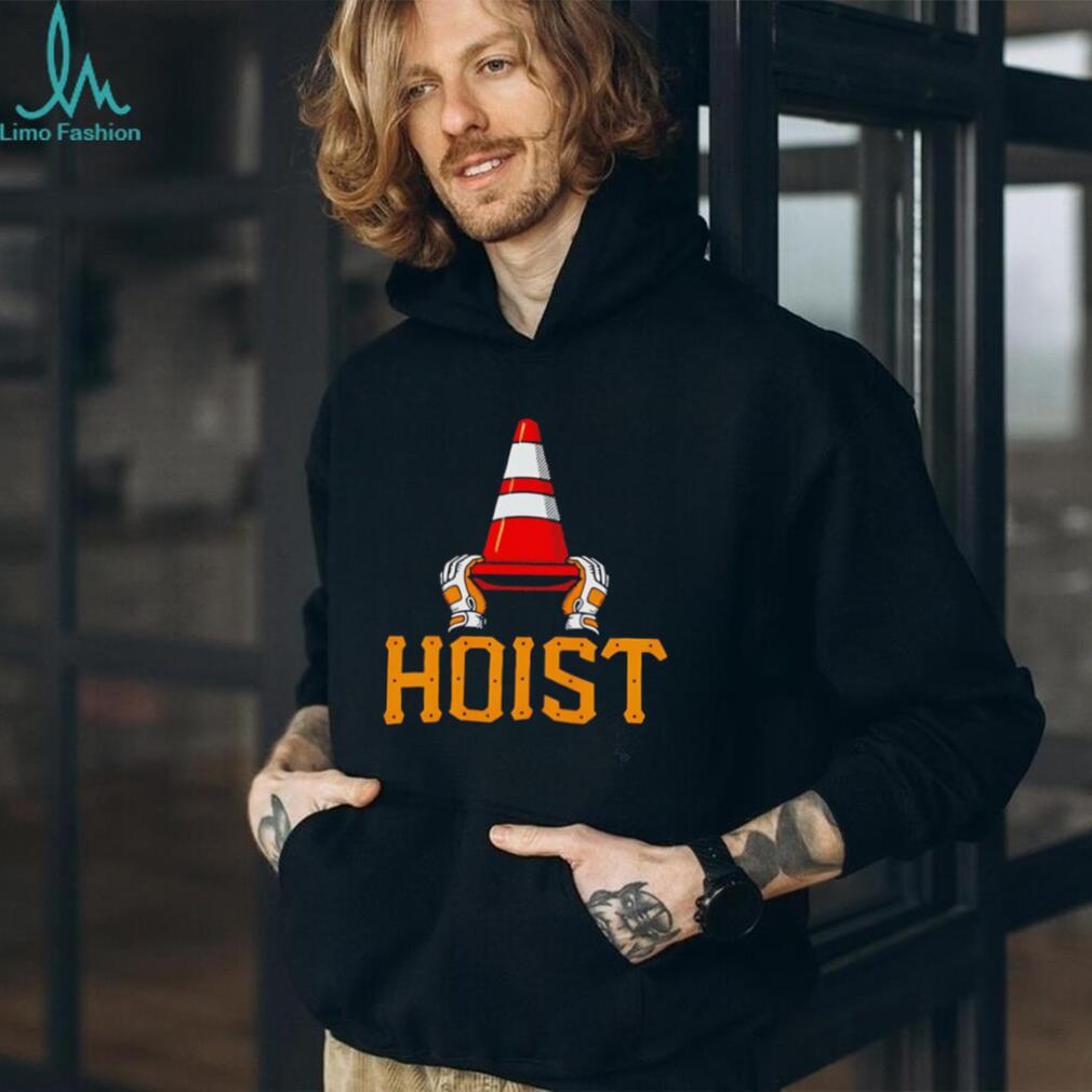 Hoist The Cone Orange Traffic Cone Sports Celebration T Shirt