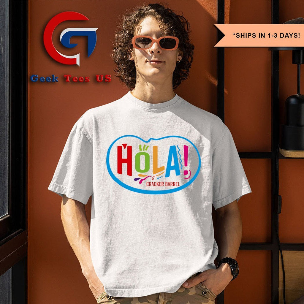 Hola Cracker Barrel logo shirt Unisex , , , Long Sleeve Tee