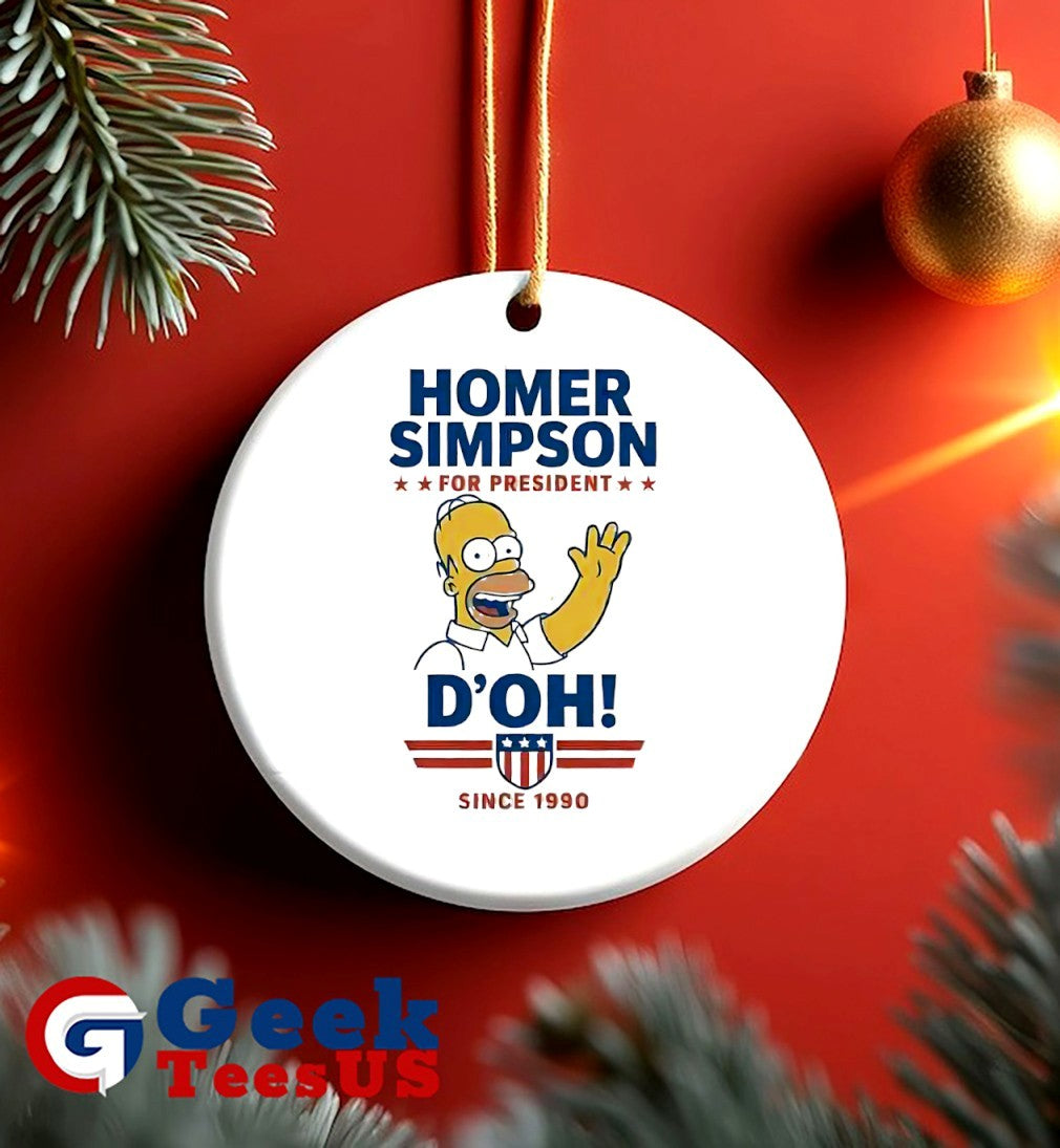 Homer for President D’Oh since 1990 shirt Unisex , , , Long Sleeve Tee