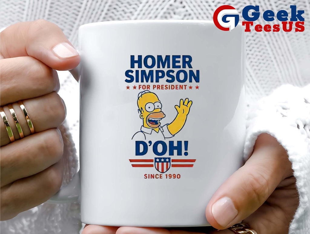 Homer for President D’Oh since 1990 shirt Unisex , , , Long Sleeve Tee