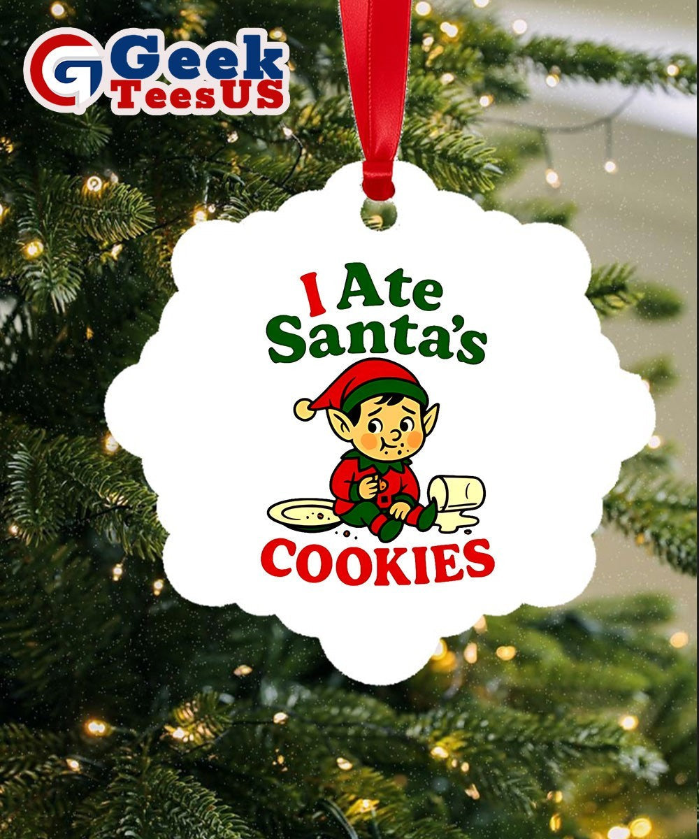 I Ate Santa’s Cookies Christmas Ornament Unisex , , , Long Sleeve Tee