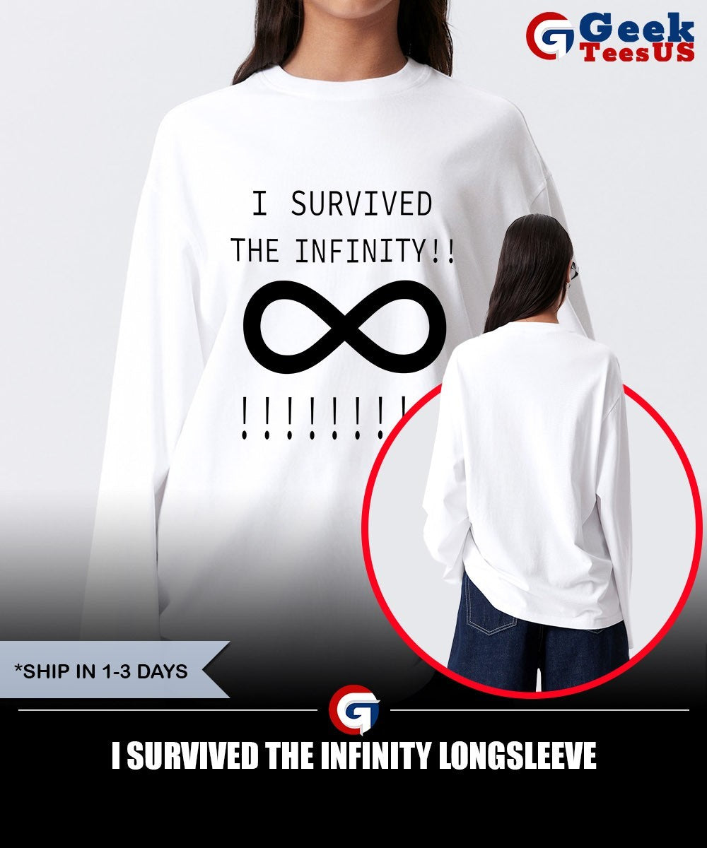 I Survived the Infinity shirt Unisex , , , Long Sleeve Tee