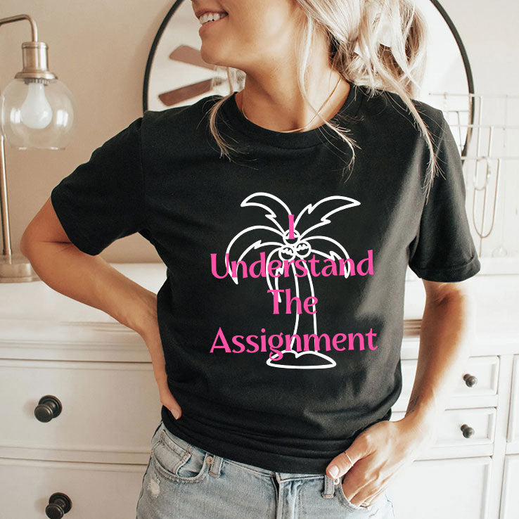 I Understand The Assignment Kamala Harris Coconut Tree Shirt