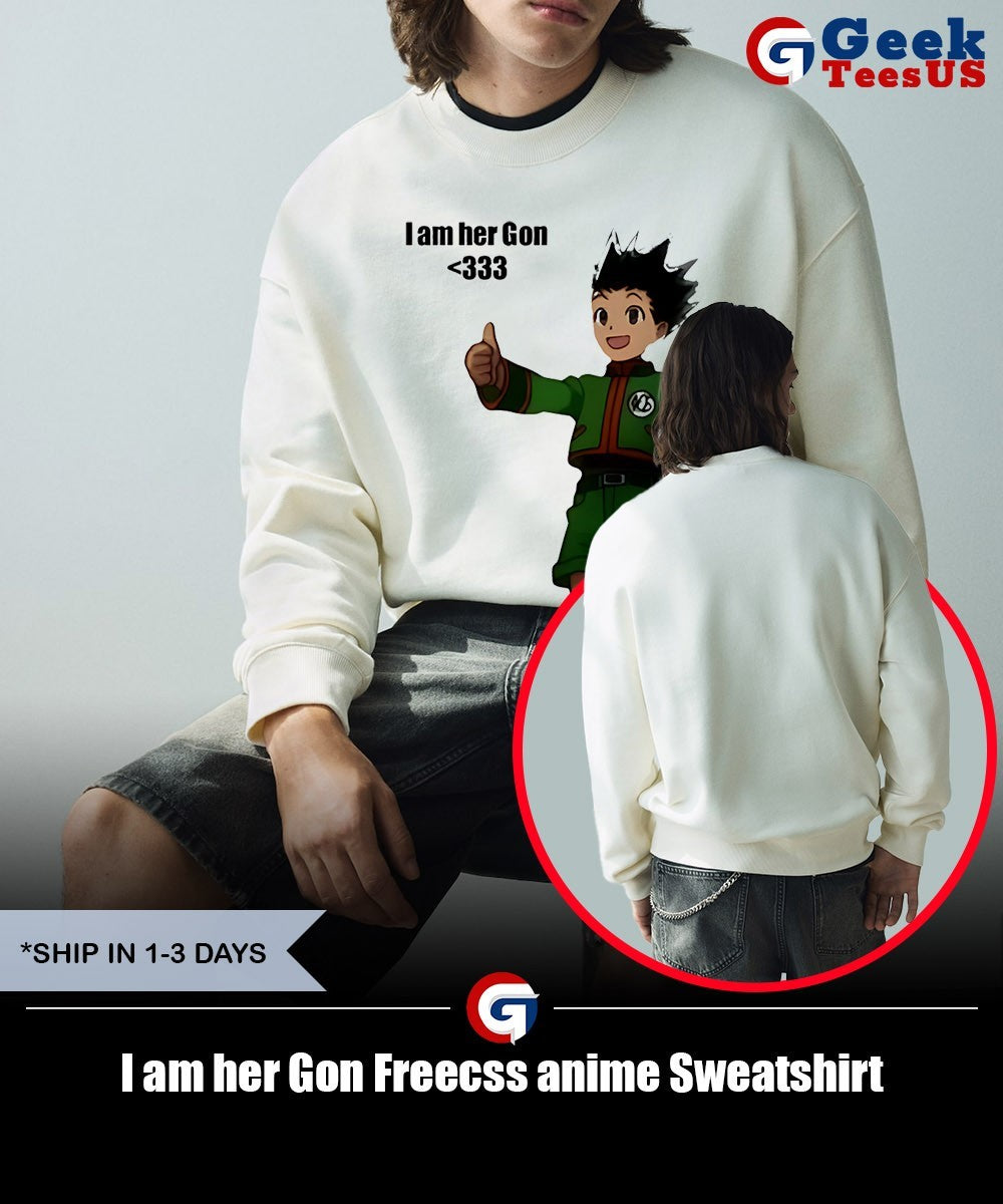 I am her Gon Freecss anime shirt Unisex , , , Long Sleeve Tee