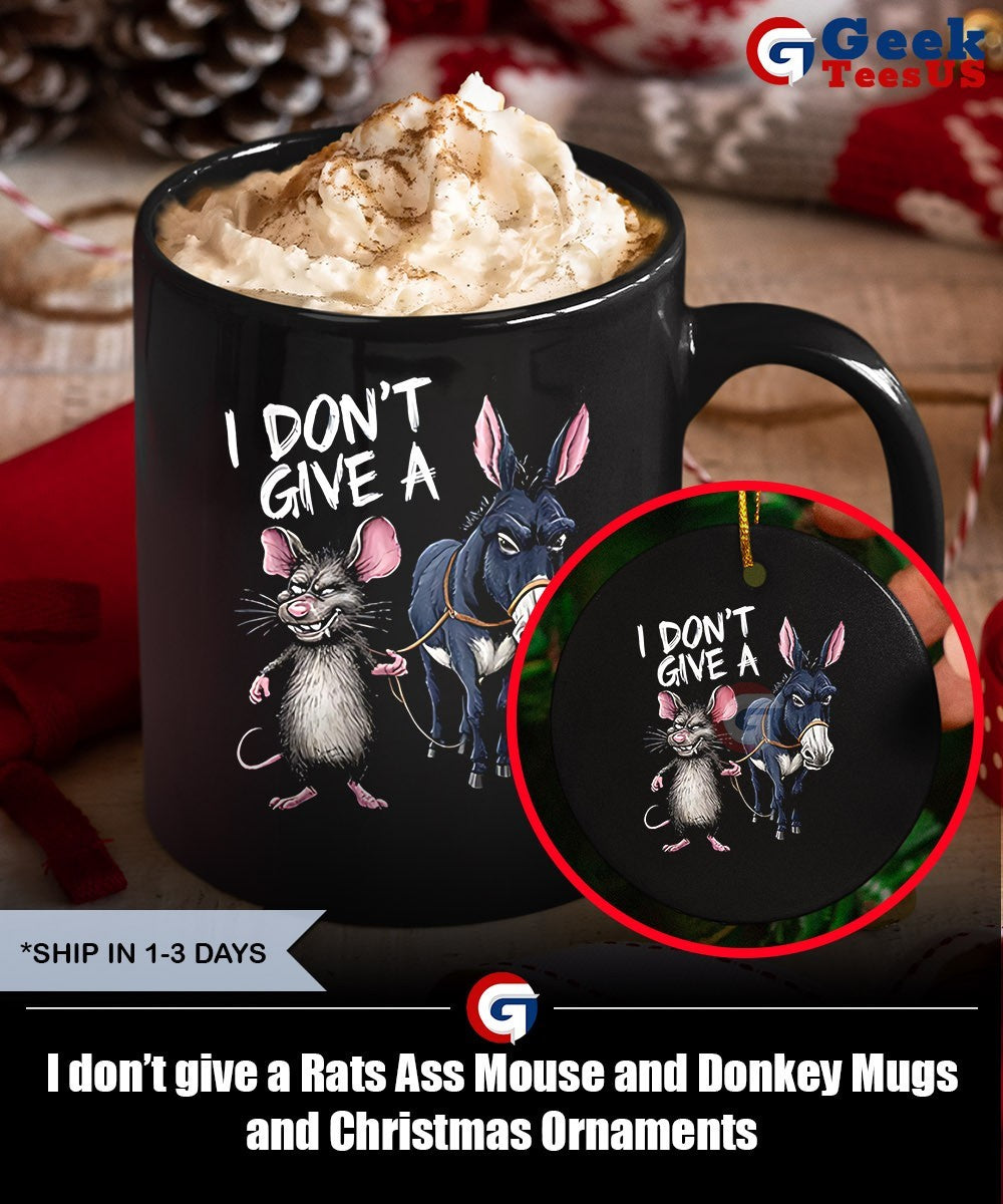 I don’t give a Rats Ass Mouse and Donkey shirt Unisex , , , Long Sleeve Tee