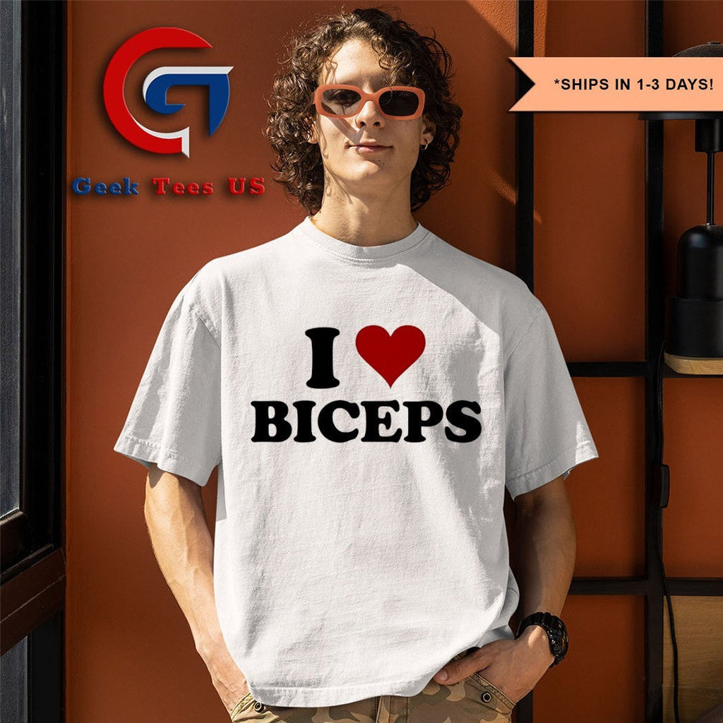 I heart biceps shirt Unisex , , , Long Sleeve Tee