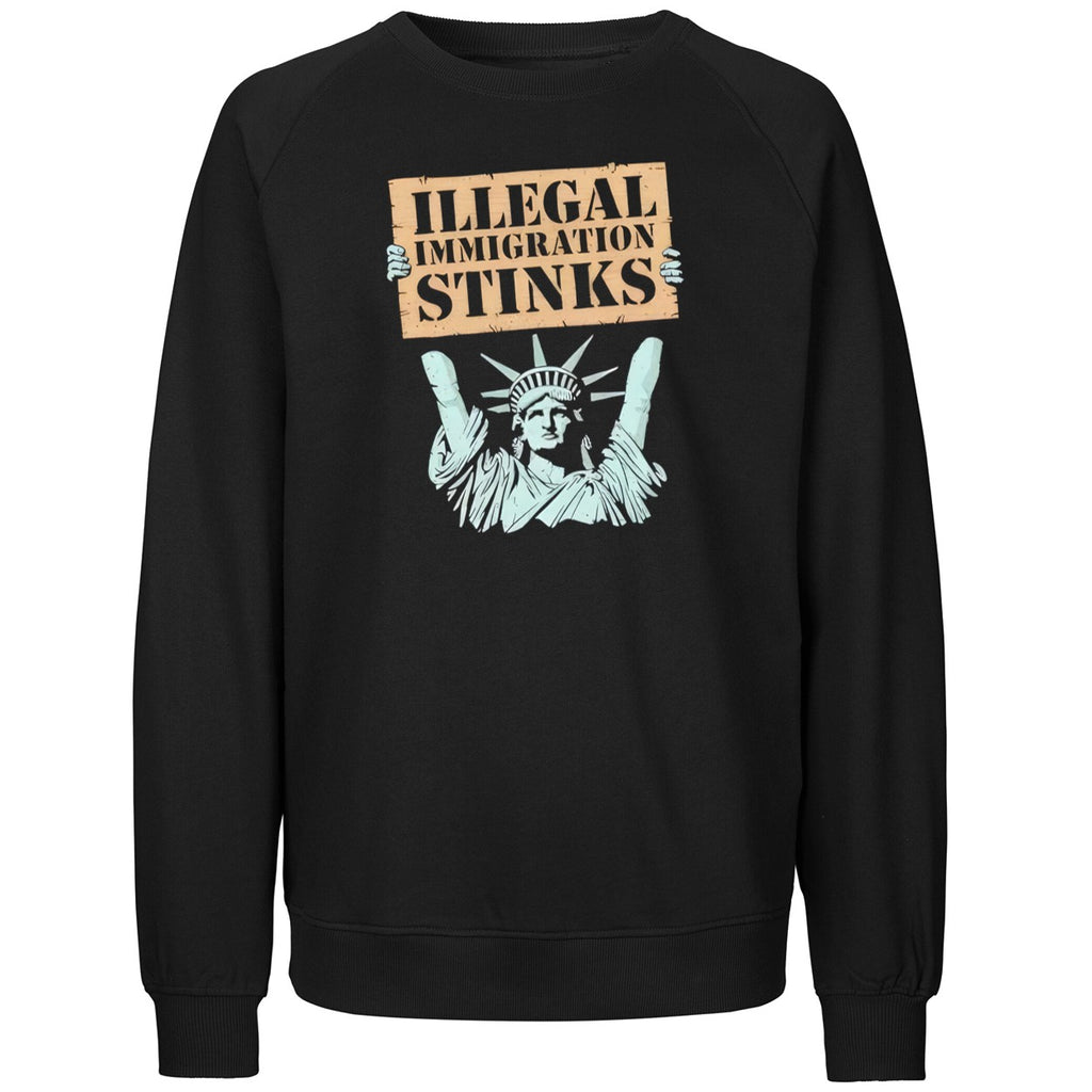 Illegal Immigration Stinks Statue Of Liberty Shirt