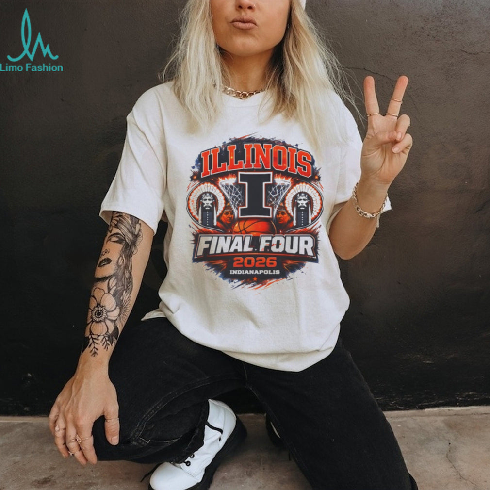 Illinois Fighting Illini 2026 Final Four Indianapolis Basketball T Shirt