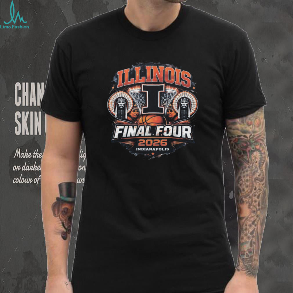 Illinois Fighting Illini Final Four 2026 Indianapolis Basketball T Shirt