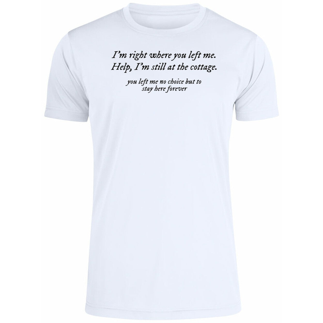 I’m Right Where You Left Me Help I’m Still At The Cottage Shirt