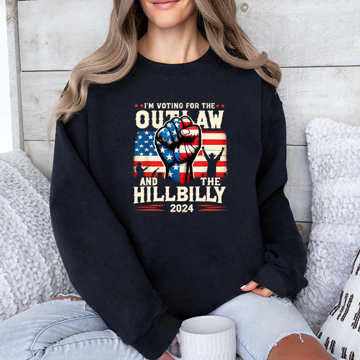 I’m Voting For The Outlaw And The Hillbilly 2024 Shirt