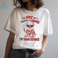 I’m at but I identify as skinny I’m trans slender cartoon pig shirt