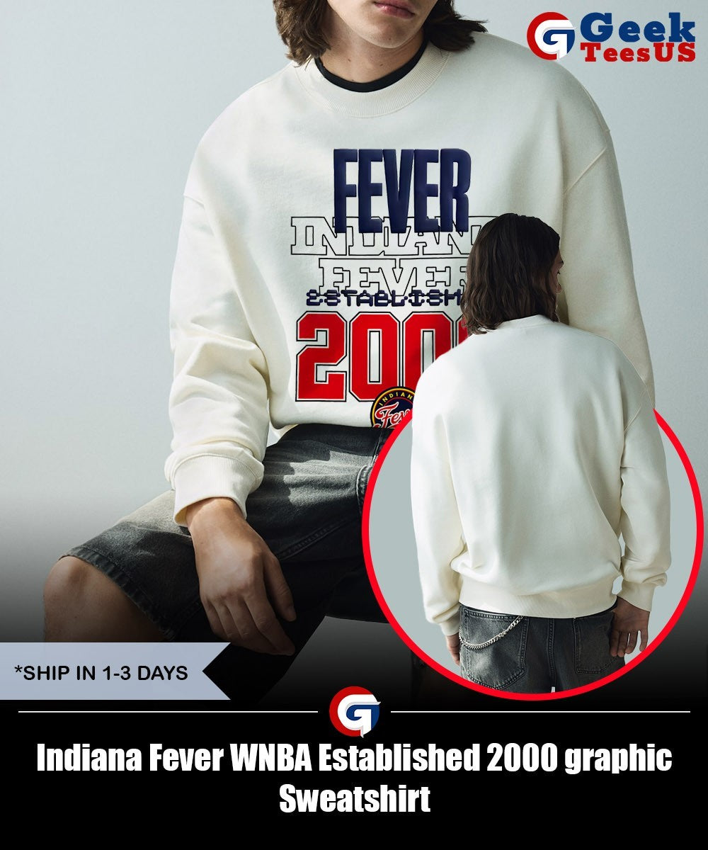 Indiana Fever WNBA Established 2000 graphic shirt Unisex , , , Long Sleeve Tee