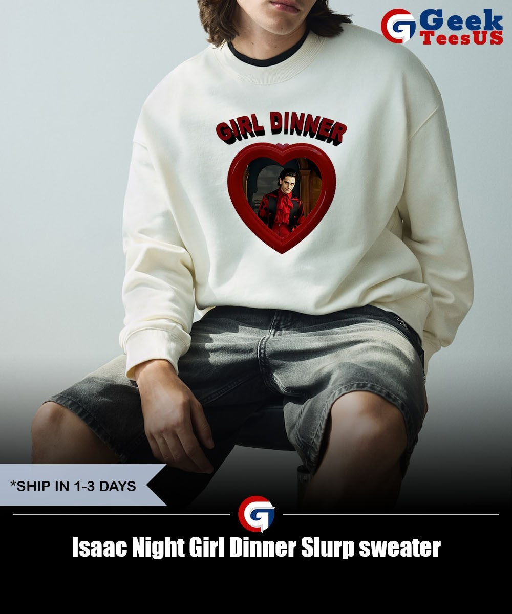 Isaac Night Girl Dinner Slurp shirt Unisex , , , Long Sleeve Tee