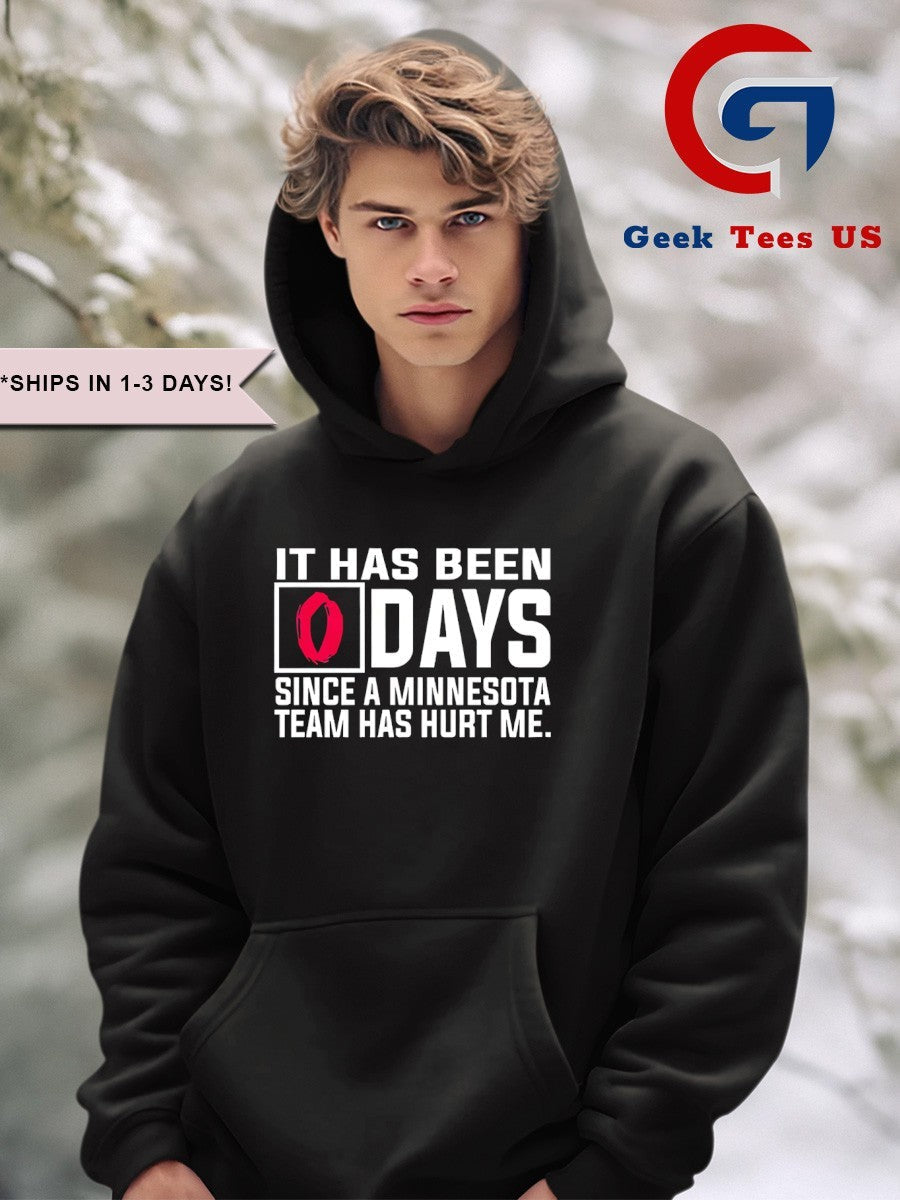 It has been days since a Minnesota team has hurt me shirt Unisex , , , Long Sleeve Tee