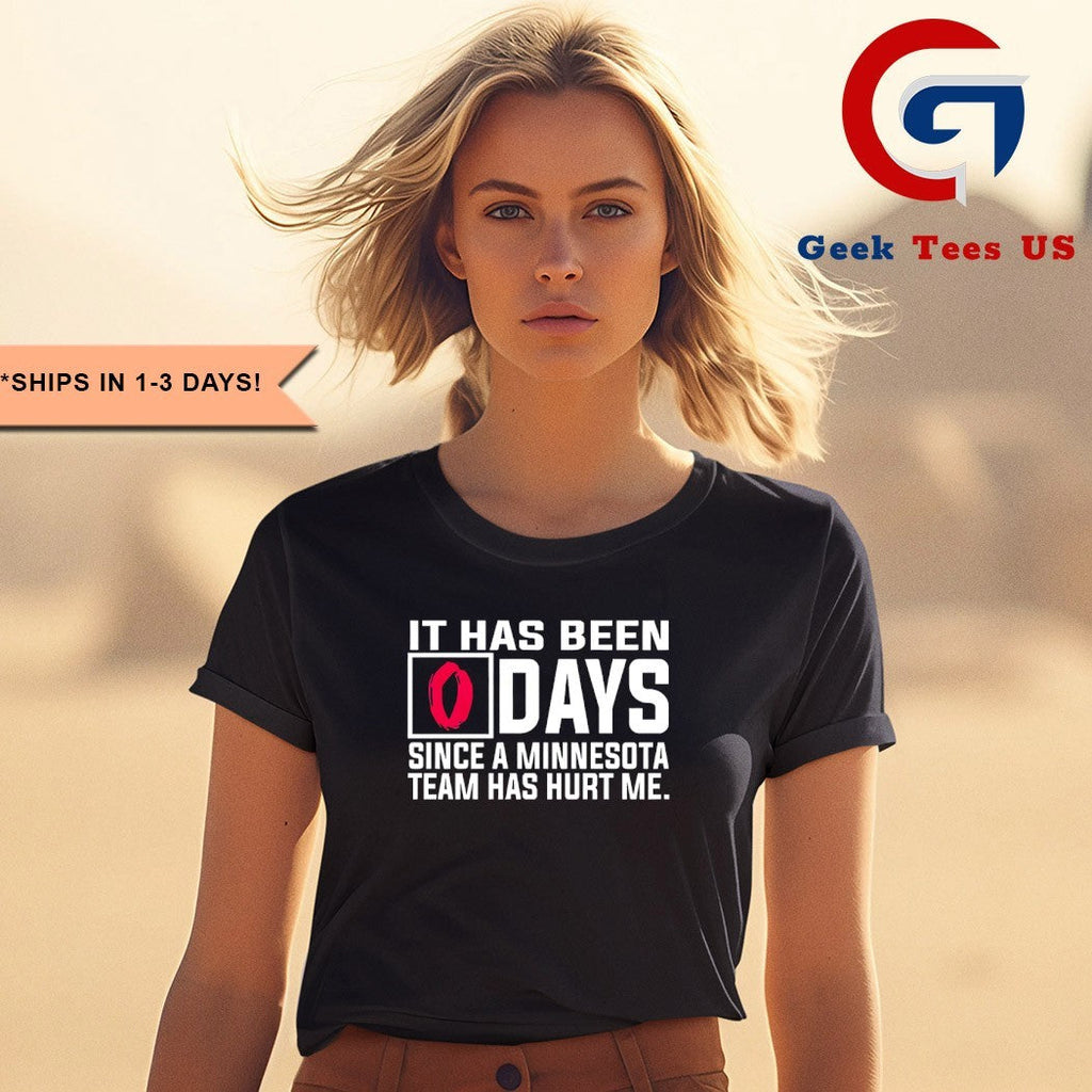 It has been days since a Minnesota team has hurt me shirt Unisex , , , Long Sleeve Tee