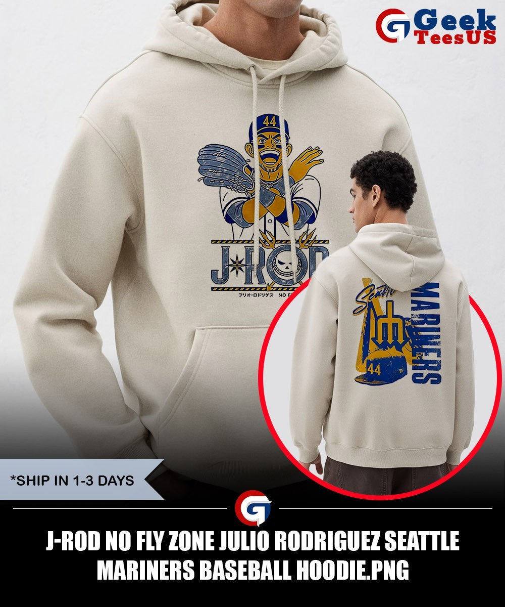 J-Rod No Fly Zone Julio Rodriguez Seattle Mariners baseball shirt Unisex , , , Long Sleeve Tee
