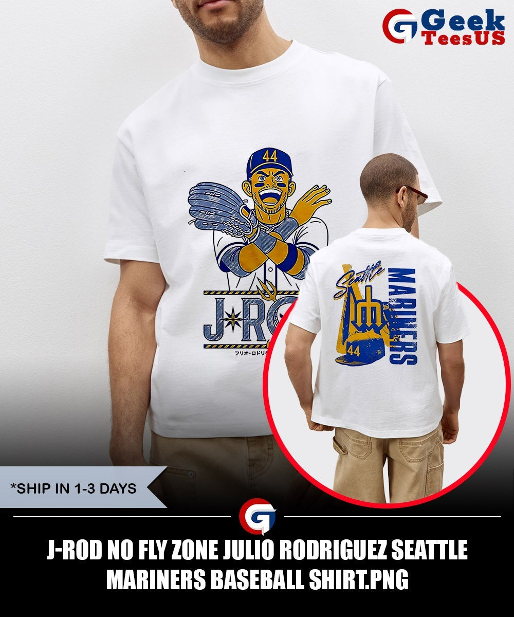 J-Rod No Fly Zone Julio Rodriguez Seattle Mariners baseball shirt Unisex , , , Long Sleeve Tee