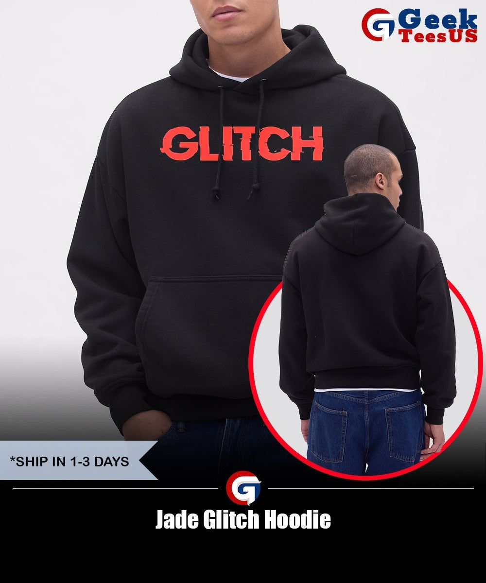 Jade Glitch shirt Unisex , , , Long Sleeve Tee