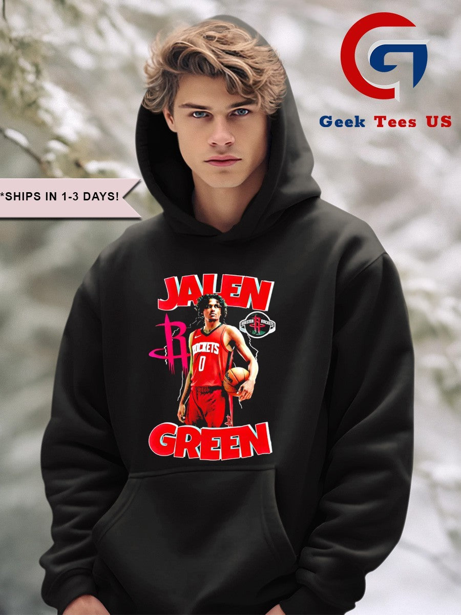 Jalen Green player Houston Rockets basketball 90s Style NBA shirt Unisex , , , Long Sleeve Tee
