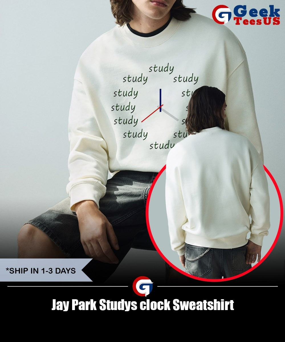 Jay Park Studys clock shirt Unisex , , , Long Sleeve Tee