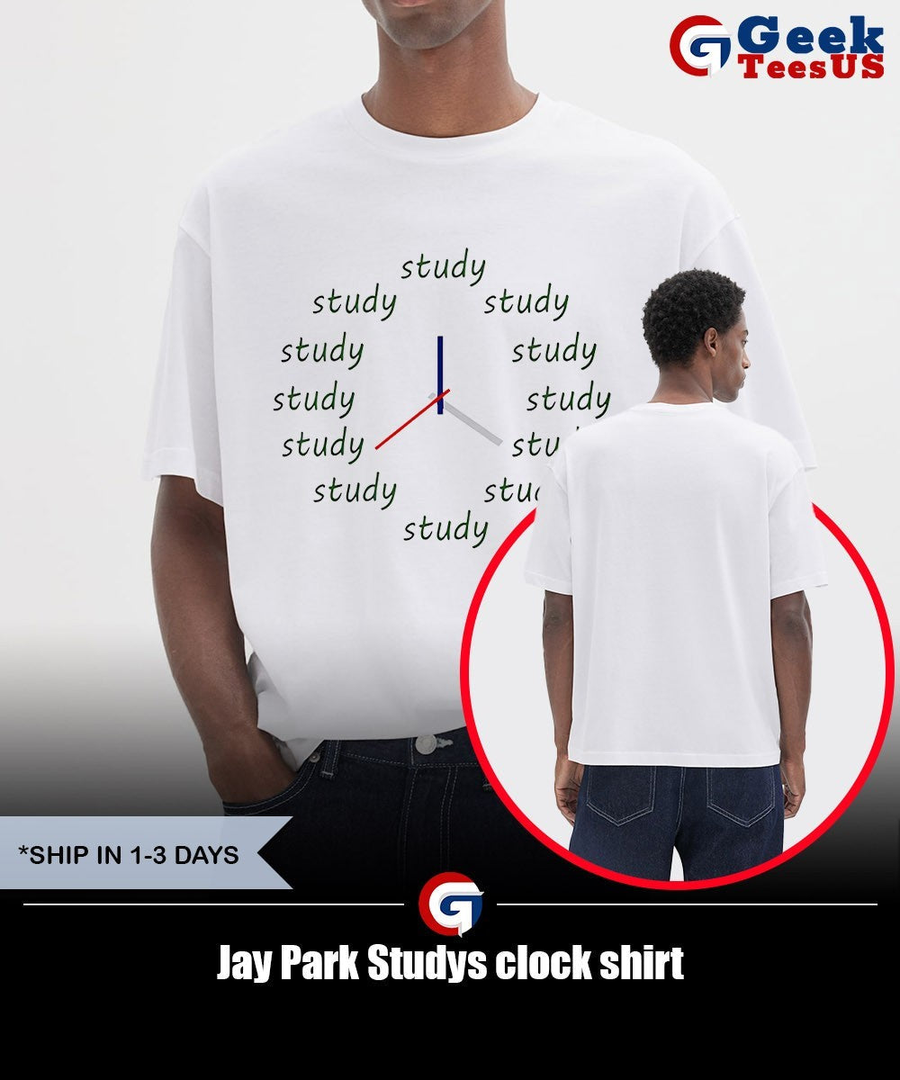 Jay Park Studys clock shirt Unisex , , , Long Sleeve Tee